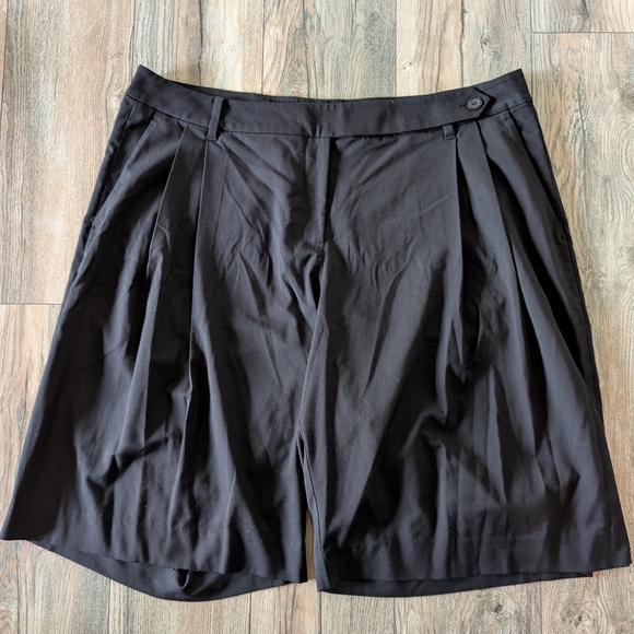 WILDFANG The Empower Wide Leg Short Black Plus Size 22W - Picture 5 of 12